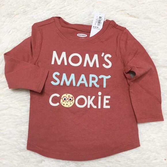 OLD NAVY 2 Piece Infant Floral Graphic Long-Sleeve Tee Shirt Top 6-12 Months - Picture 6 of 9